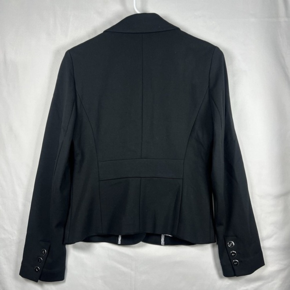 New York And Company 7th Avenue Design Studio Blazer Suit Jacket Size 2 Black - Picture 6 of 10